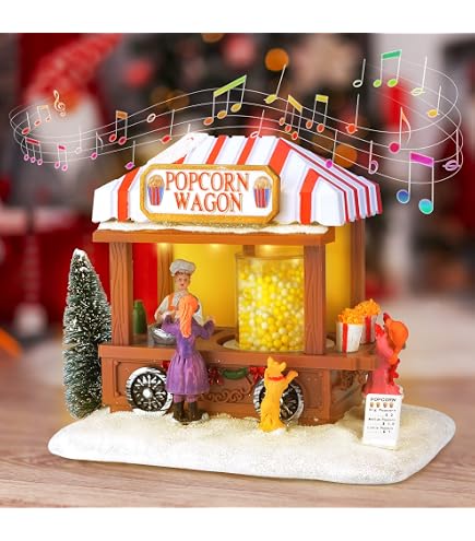 Amazon.com: ZornRC Christmas Village Houses LED Lighted